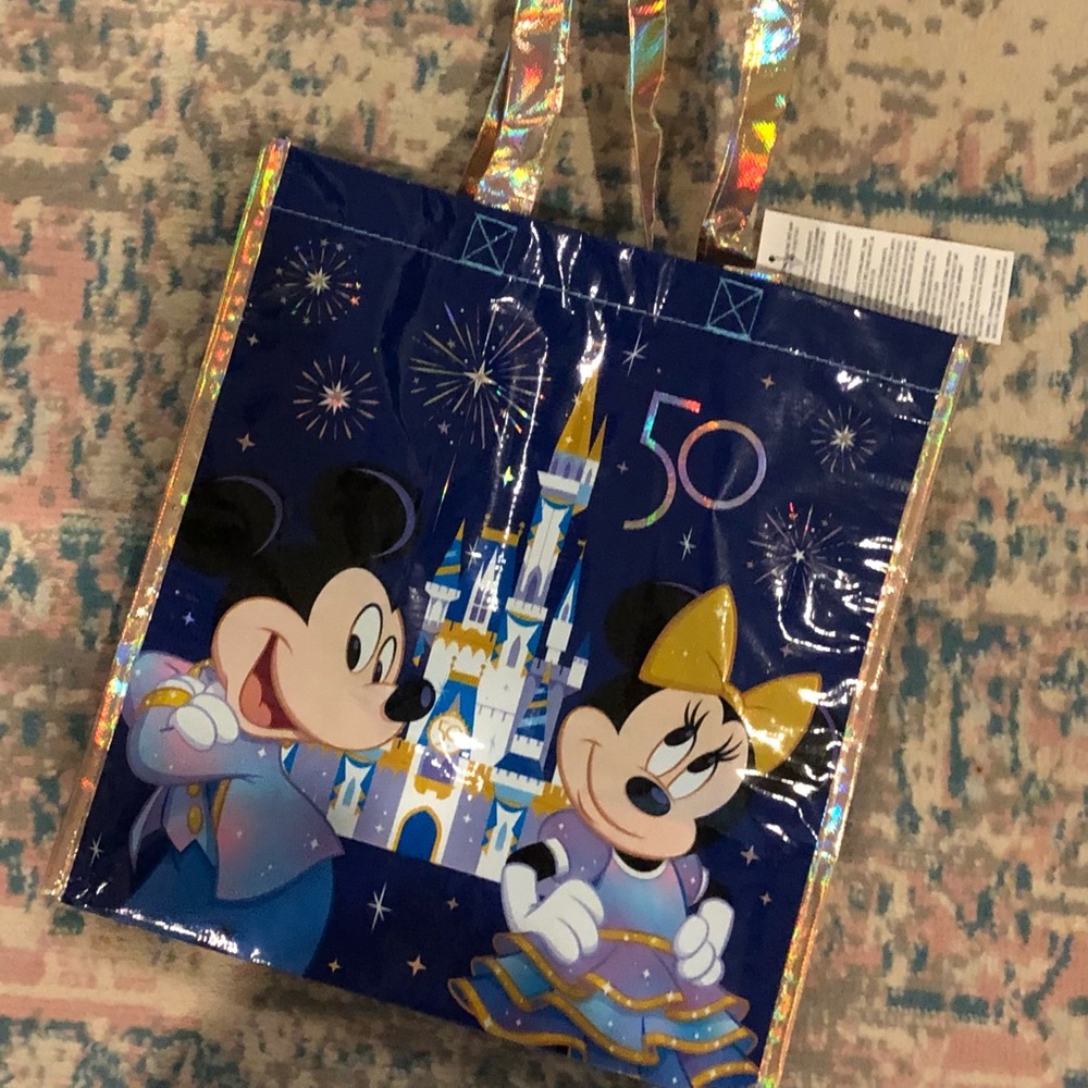 NWT 50th Anniversary Walt Disney World Reusable Bag